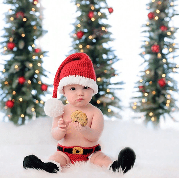 Newborn Santa Claus Outfit
