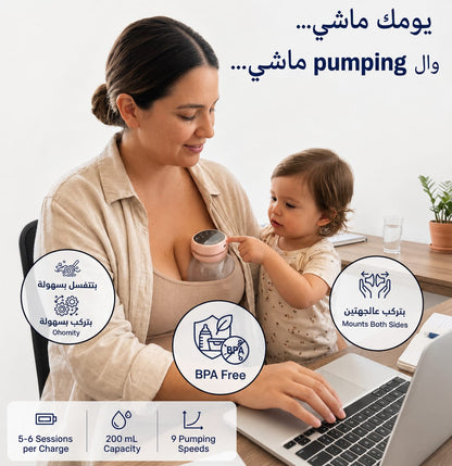 Automatic Hands-Free Breast Pump