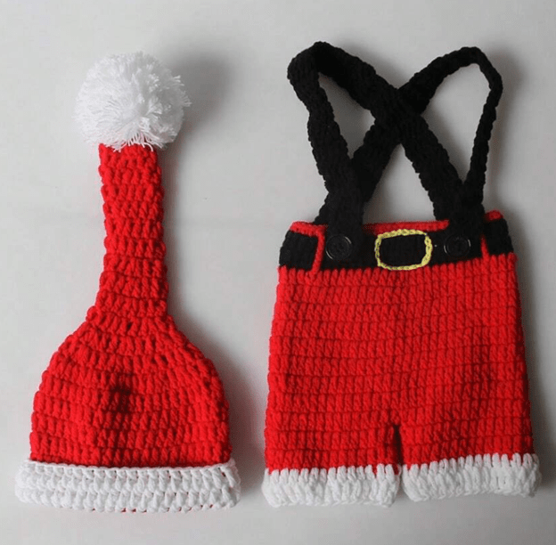 Newborn Santa Claus Outfit